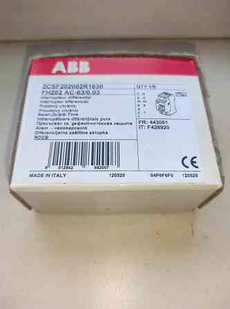 Продам узо дифреле двухполюсное abb fh202 ac-63A/0,03 Донецк