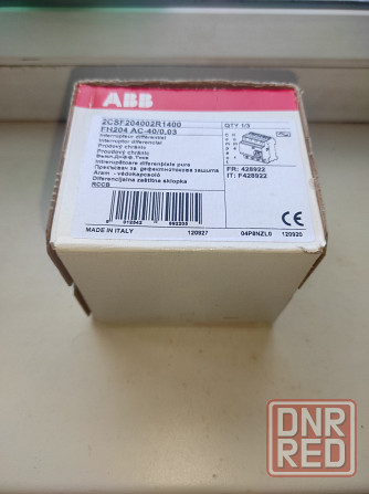 Продам узо дифреле четырёхполюсное abb fh204 ac-40A/0,03 Донецк - изображение 2