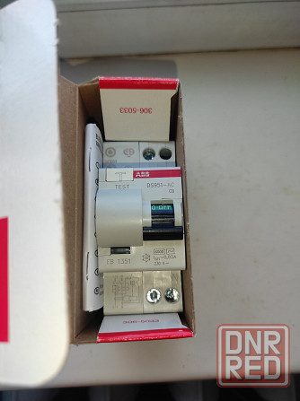 Продам дифференциальный автомат дифавтомат двухполюсный abb ds951 C6-30mA AC Донецк - изображение 1