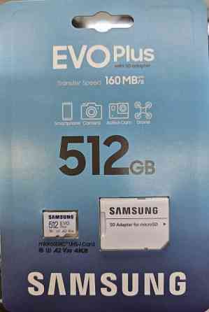 Карта памяти microSDXC 512GB Samsung Evo Plus (MB-MC512SA/EU) 512GB UHS-I, (SD адаптер) 160MB/s Донецк