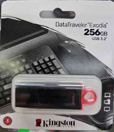 USB-флешка Kingston 256Gb DataTraveler Exodia DTX/256GB USB3.1 черный/красный Донецк