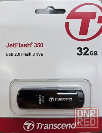 USB-флешка Transcend 32Gb Jetflash 350 USB 2.0 черный Донецк - изображение 1
