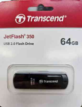 USB-флешка Transcend 64Gb JetFlash 350 USB 2.0 черный Донецк