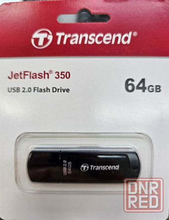 USB-флешка Transcend 64Gb JetFlash 350 USB 2.0 черный Донецк - изображение 1