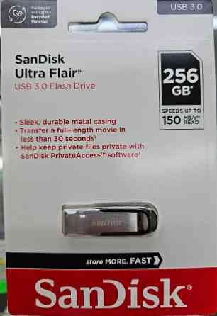 USB-флешка 256GB SanDisk CZ73 Ultra Flair, USB 3.0, Metal SDCZ73-256G-G46 Донецк