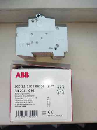 Продам автоматический выключатель ABB SH203-C10, 3p, 10A, 6kA Донецк
