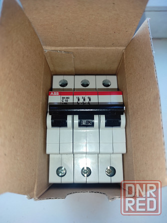 Продам автоматический выключатель 10а, ABB SH203-C10, 3p, 10A, 6kA Донецк - изображение 1