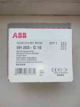 Продам автоматический выключатель ABB SH203-C16, 3p, 16A, 6kA Донецк