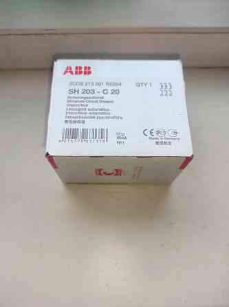 Продам автоматический выключатель ABB SH203-C20, 3p, 20A, 6kA Донецк