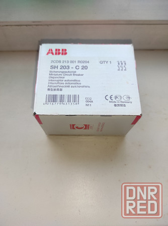 Продам автоматический выключатель ABB SH203-C20, 3p, 20A, 6kA Донецк - изображение 2