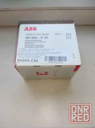 Продам автоматический выключатель ABB SH203-C25, 3p, 25A, 6kA Донецк - изображение 2