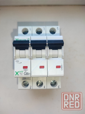 Продам автоматический выключатель Moeller PL6-C20/3, 3p, 20A, 6kA Донецк - изображение 1