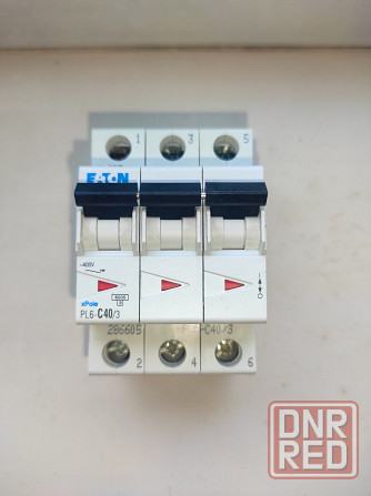 Продам автоматический выключатель Eaton PL6-C40/3, 3p, 40A, 6kA Донецк - изображение 1