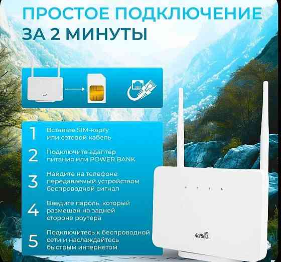 Роутер wifi с сим-картой модем 4g Донецк