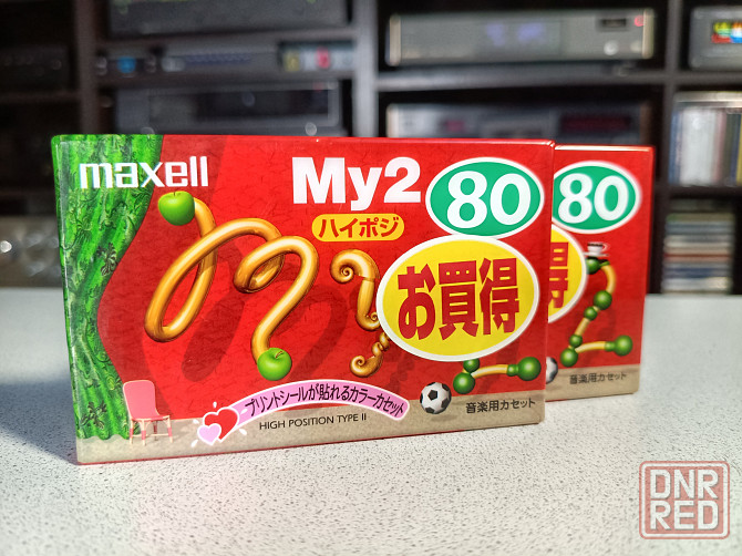 Запечатанная аудиокассета Maxell- MY2-80 Донецк - изображение 1