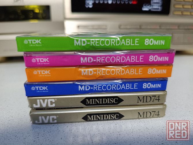 Запечатанные мини-диски TDK -80 и JVC Crystal Gold -74. Донецк - изображение 4