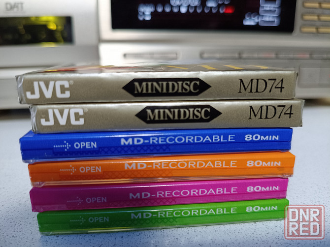 Запечатанные мини-диски TDK -80 и JVC Crystal Gold -74. Донецк - изображение 3
