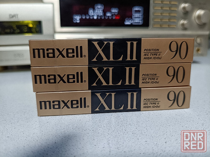 Запечатанная аудиокассета Maxell-XLII-90 High Chrome Донецк - изображение 3