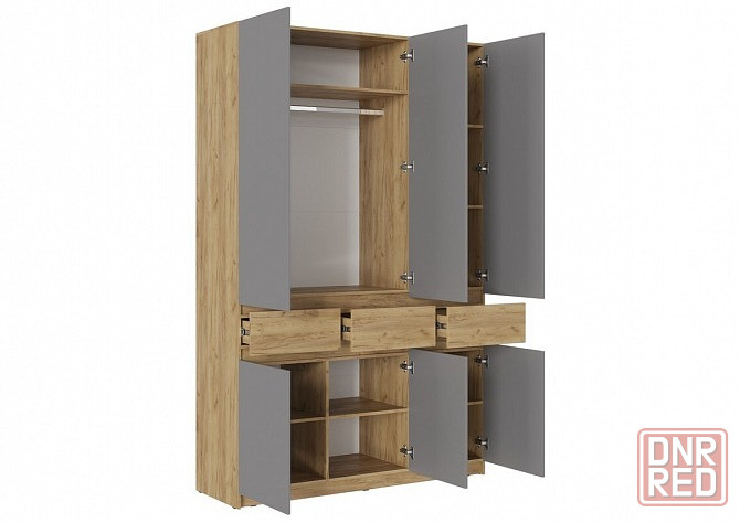 Новый шкаф распашной Бостон, цвет серый шифер Донецк - изображение 5