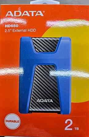 2Tb Внешний 2.5" HDD Adata 2Tb HD650 черный/синий AHD650-2TU31-CBL (2.5" USB3.1 DashDrive Durable) Донецк