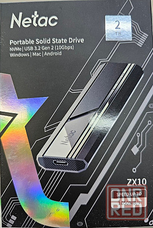 2Tb Внешний SSD Netac USB-C 2Tb NT01ZX10-002T-32BK ZX10 2.5" черный Донецк - изображение 1