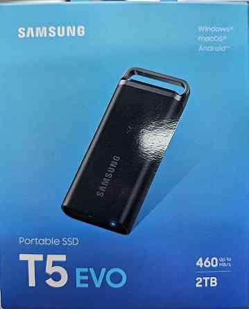 2Tb Внешний SSD Samsung T5 EVO External 2Tb (1024GB) BLACK USB 3.2 (MU-PH2T0S/WW) Донецк