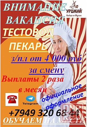тестовод, пекарь Горловка - изображение 1