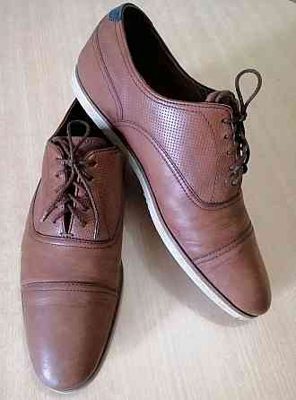 Мужские кожаные туфли, полуботинки. Натурпльная кожа Донецк