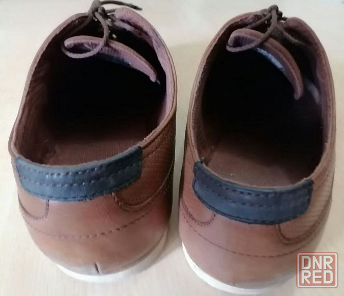 Мужские кожаные туфли, полуботинки. Натурпльная кожа Донецк - изображение 2