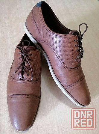 Мужские кожаные туфли, полуботинки. Натурпльная кожа Донецк - изображение 1