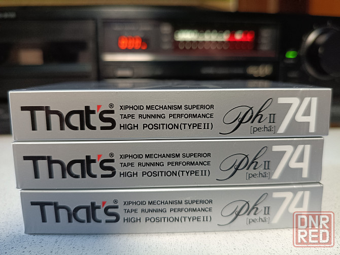 Запечатанные аудиокассеты That's- PH-IIN74- Chrome Донецк - изображение 3