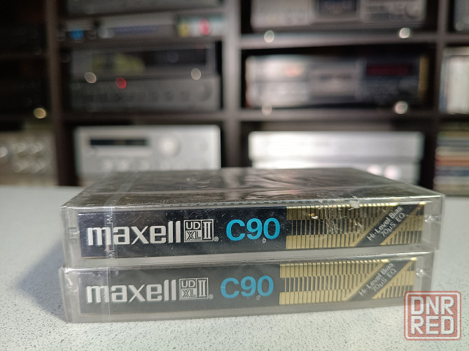 Запечатанная аудиокассета Maxell UD XL II C90 Chrome Донецк - изображение 3