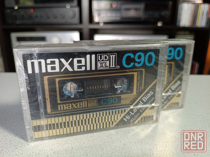 Запечатанная аудиокассета Maxell UD XL II C90 Chrome Донецк - изображение 1