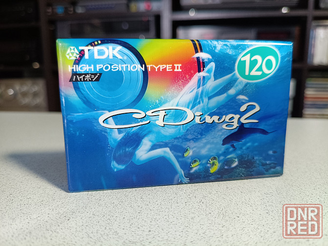 Запечатанная аудиокассета TDK-CDing 2-120 Chrome Донецк - изображение 1