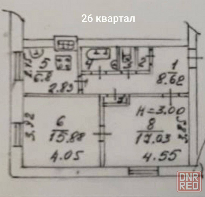 Продам 2-к квартиру в Ильичевском районе, 26-й квартал Мариуполь - изображение 9