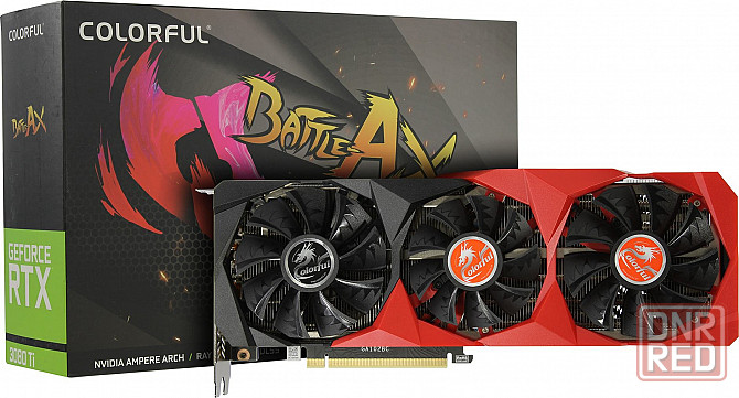Видеокарта RTX 3060TI Colorful Battle-Ax 3x Донецк - изображение 1
