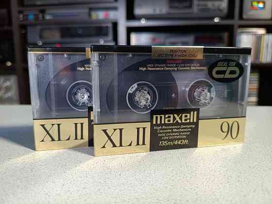 Запечатанная аудиокассета Maxell- XLII-90 Донецк