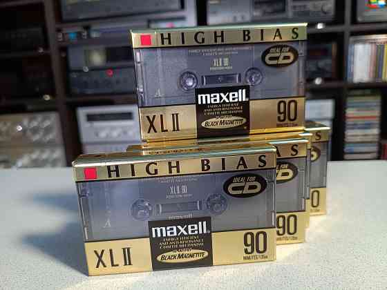 Запечатанная аудиокассета Maxell- XLII-90 High Bias Донецк