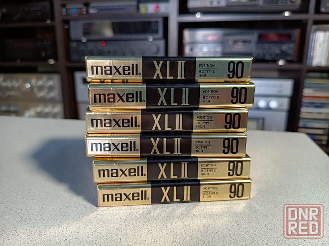 Запечатанная аудиокассета Maxell- XLII-90 High Bias Донецк - изображение 3