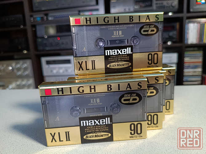 Запечатанная аудиокассета Maxell- XLII-90 High Bias Донецк - изображение 1