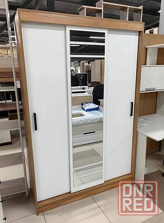 Новый шкаф-купе с зеркалом 1,3м Донецк - изображение 1
