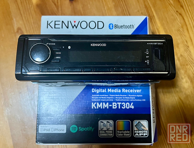 Процессорная магнитола Kenwood KMM-BT304 Донецк - изображение 1