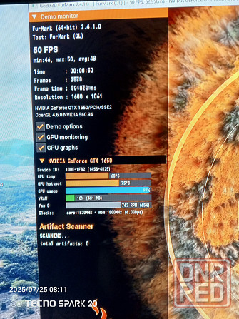 Видеокарта GTX 1650 4g d6 Донецк - изображение 1