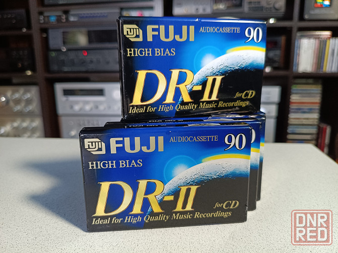 Запечатанная аудиокассета Fuji- DRII-90 Донецк - изображение 1