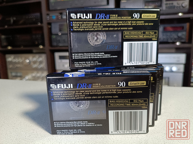 Запечатанная аудиокассета Fuji- DRII-90 Донецк - изображение 2