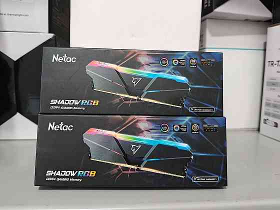 Оперативная память DDR4 Netac Shadow RGB 16GB (kit 2x8) 3200MHz Донецк