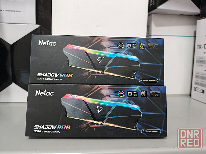 Оперативная память DDR4 Netac Shadow RGB 16GB (kit 2x8) 3200MHz Донецк - изображение 1