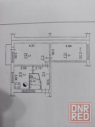 Продам 2к.кв. Нижнекурганская 11, Майский рынок Донецк - изображение 3