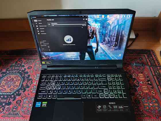 Продам игровой ноутбук Acer nitro V Intel Core i5-11400H NVIDIA GeForce RTX 3070 Ноутбук в нормальн Донецк