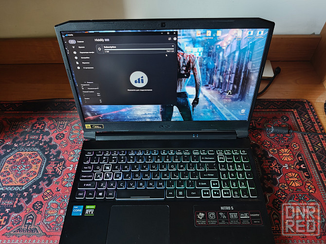 Продам игровой ноутбук Acer nitro V Intel Core i5-11400H NVIDIA GeForce RTX 3070 Ноутбук в нормальн Донецк - изображение 1